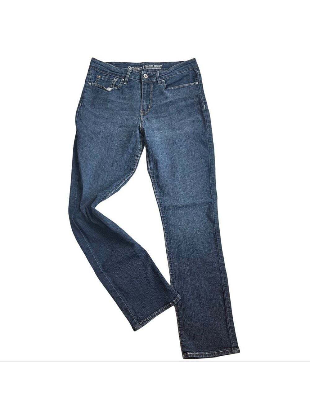 Levi’s Signature Size 31x 32” Modern Straight Mid Rise Blue Denim Jeans